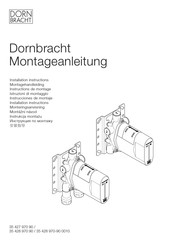 Dornbracht 35 428 970-90 0010 Instructions De Montage