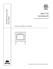 Jotul F 55 Carrabassett Instructions D'installation Et D'utilisation