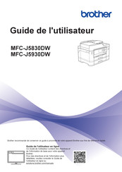 Brother MFC-J5830DW Guide De L'utilisateur