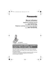 Panasonic KX-TG7511SL Manuel Utilisateur