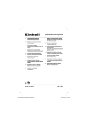 EINHELL 41.335.01 Instructions D'origine