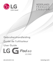 LG G Pad 8.0 Guide De L'utilisateur
