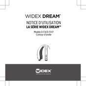 Widex DREAM D-FA P Notice D'utilisation