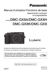 Panasonic Lumix DMC-GX8K Manuel D'utilisation