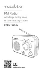 nedis RDFM1340GY Guide De Démarrage Rapide