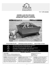 OUTDOOR ESCAPES FPW-OE010B Guide D'assemblage, D'utilisation Et D'entretien