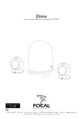 Focal Dôme Manuel D'utilisation