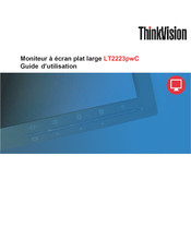 Lenovo ThinkVision LT2223pwC Guide D'utilisation