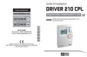 DELTA DORE DRIVER 210 CPL Guide D'installation