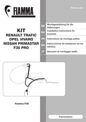 Fiamma F35 PRO Instructions De Montage