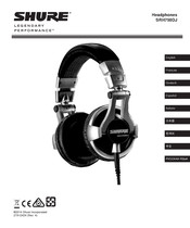 Shure SRH750DJ Mode D'emploi