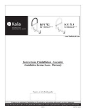 Kalia KF1713 SKYRIDGE Instructions D'installation - Garantie