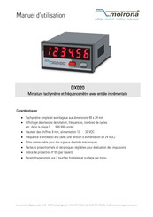 Motrona DX020 Manuel D'utilisation