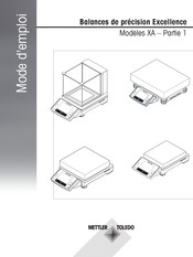 Mettler Toledo XA503S Mode D'emploi