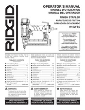 RIDGID R150FSE Manuel D'utilisation