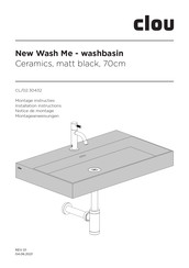 clou New Wash Me CL/02.30432 Notice De Montage