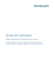Avigilon NVR4X-PRM-192TB Guide De L'utilisateur