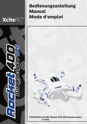 XciteRC Rocket 400 GPS Mode D'emploi