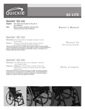 Quickie Q2 Lite Mode D'emploi