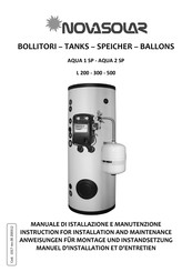 NOVASOLAR L 500 Manuel D'installation Et D'entretien