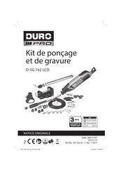 DURO PRO D-SG 162 LCD Notice Originale