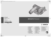 Bosch GKS 10,8 V-LI Professional Notice Originale