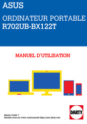 Asus R702UB-BX122T Manuel D'utilisation