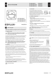 Esylux PD-C180i KNX ECO Notice D'utilisation