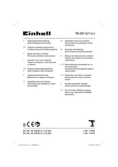 EINHELL TE-CD 12/1 Li-i Mode D'emploi D'origine
