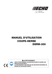 Echo DSRM-300 Manuel D'utilisation