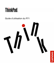 Lenovo ThinkPad P71 Guide D'utilisation