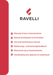 Ravelli 50016FR00 Manuel D'utilisation Et D'entretien