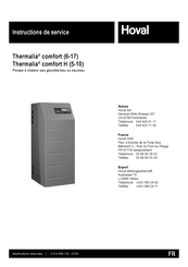 Hoval Thermalia comfort H 7 Instructions De Service