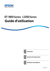 Epson ET-1810 Série Guide D'utilisation