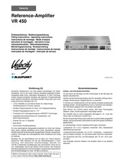 Blaupunkt Velocity VR 450 Mode D'emploi