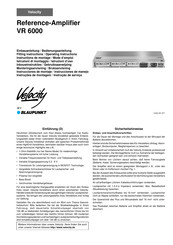 Blaupunkt Velocity VR 6000 Mode D'emploi / Instructions De Montage