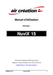 Air Creation NuviX 15 Manuel D'utilisation