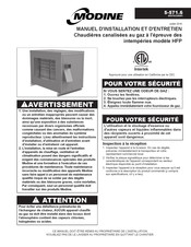 Modine HFP 400 Manuel D'installation Et D'entretien