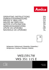 Amica VKS 351 115 E Notice D'utilisation