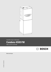 Bosch Condens 4500 FM Notice Technique