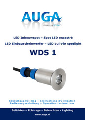 Auga WDS 1 Instructions D'utilisation