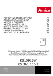 Amica KS 361 115 E Mode D'emploi