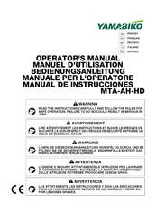 Yamabiko MTA-AH-HD Manuel D'utilisation