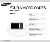 Samsung MW101P Mode D'emploi