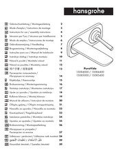 Hansgrohe PuraVida 15084400 Mode D'emploi / Instructions De Montage