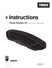 Thule Motion XT 6297 Instructions