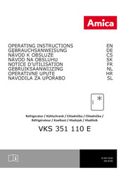 Amica VKS 351 110 E Notice D'utilisation