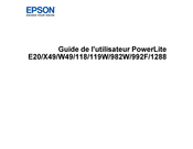 Epson PowerLite 992F Guide De L'utilisateur