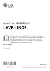 LG F-V3 Série Manuel Du Propriétaire