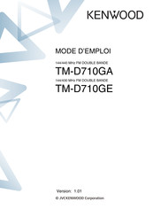 Kenwood TM-D710GA Mode D'emploi